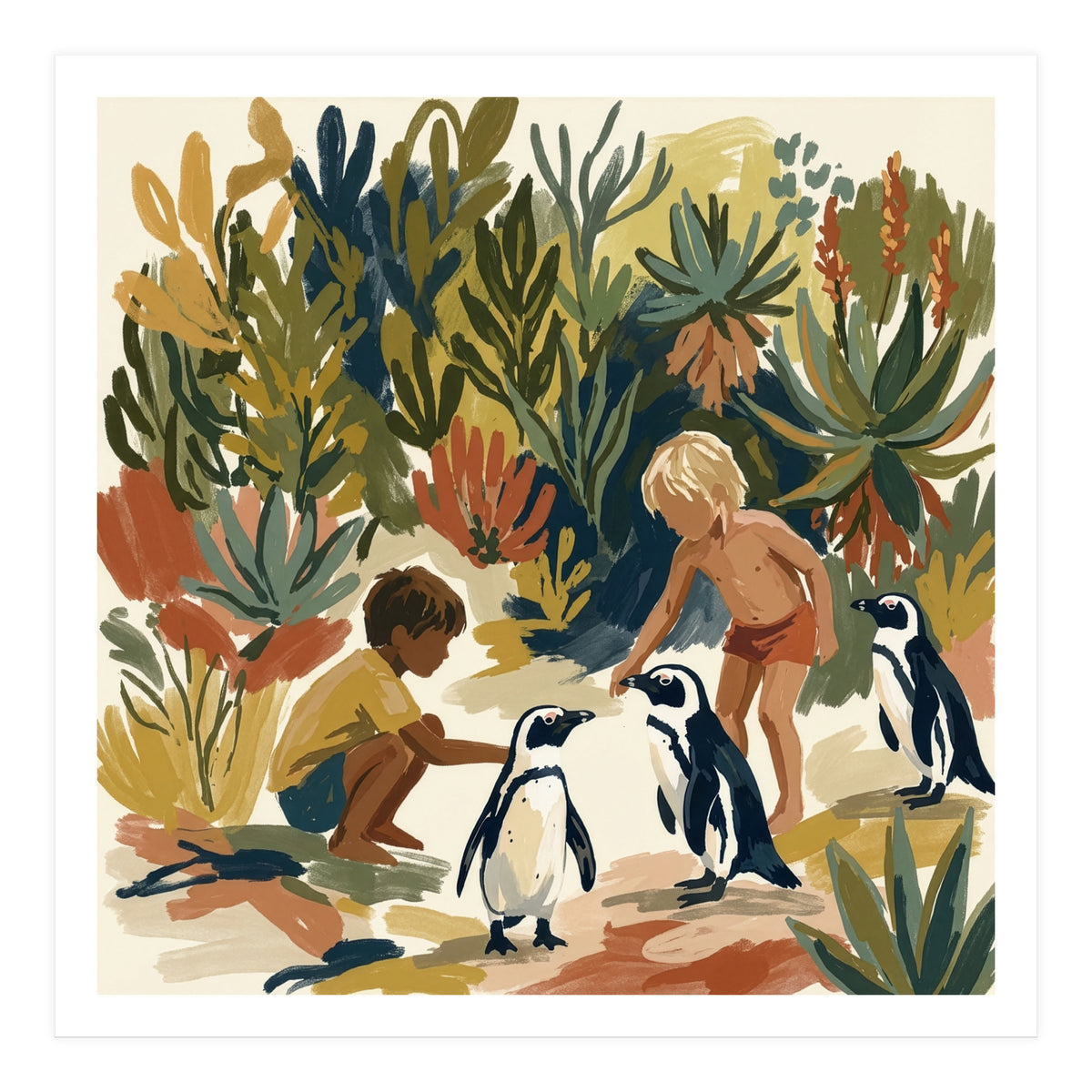 Tropical Kid Adventure (Print Only)