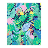 Wild Garden | Eclectic Contemporary Boho Jungle | Forest Meadow Botanical Nature Plants (Print Only) thumbnail