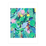 Wild Garden | Eclectic Contemporary Boho Jungle | Forest Meadow Botanical Nature Plants (Print Only) thumbnail