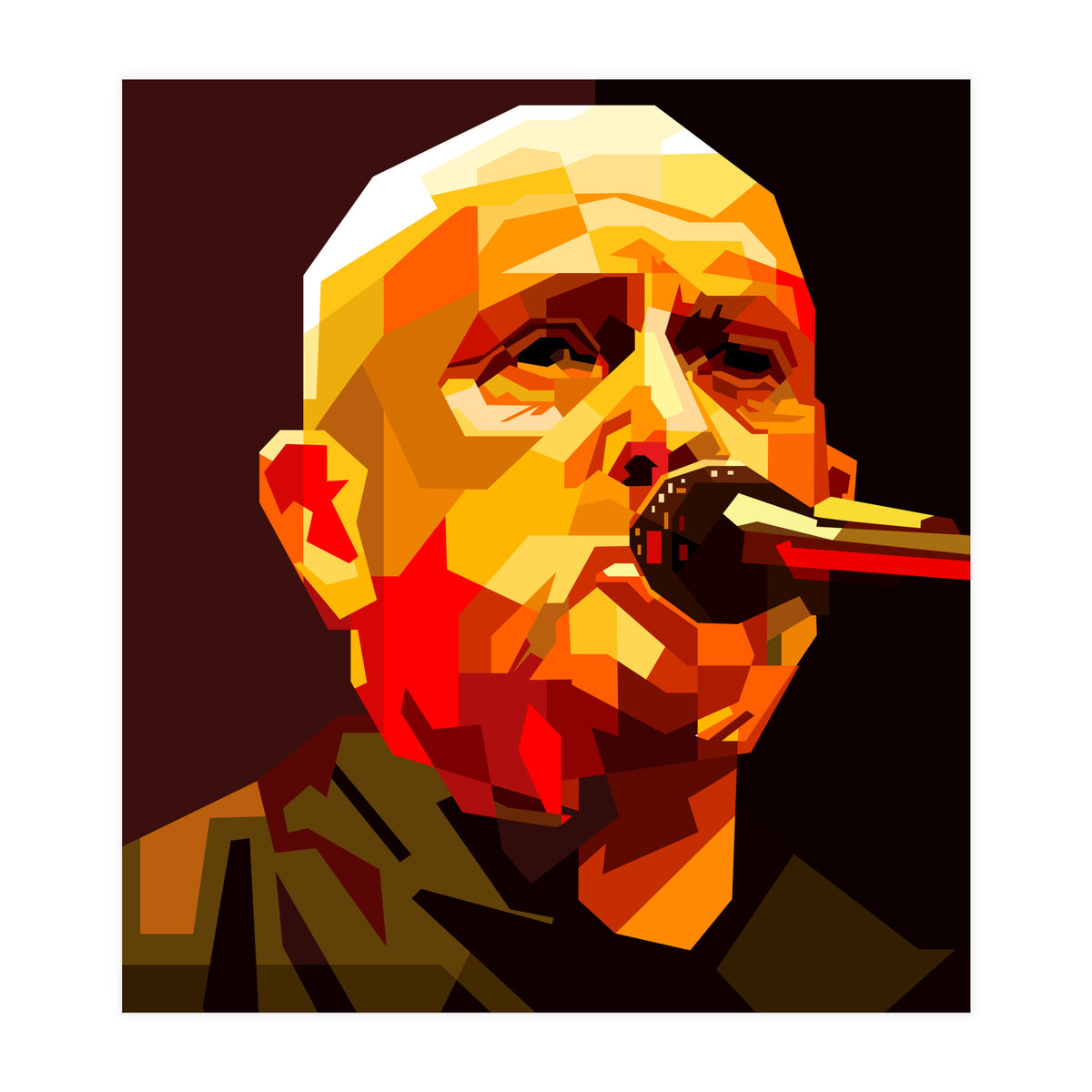 Peter Gabriel Musician Vintage (Print Only)