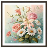 Elegant Pastel Floral Bouquet Illustration thumbnail
