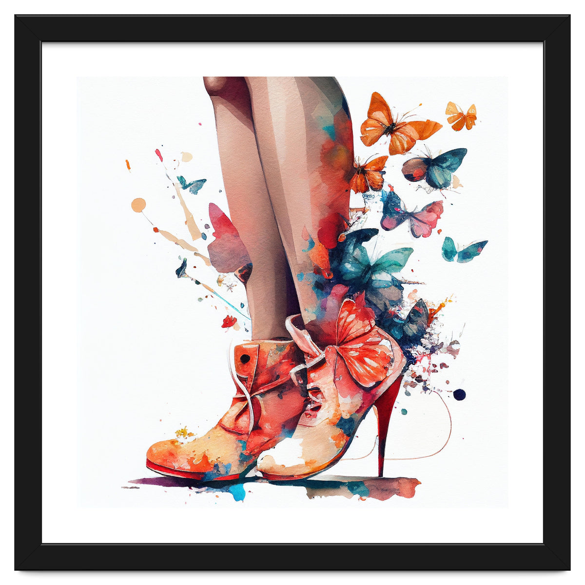 Butterfly Heels Splash