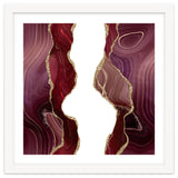 Burgundy & Gold Glitter Agate Texture 06 thumbnail