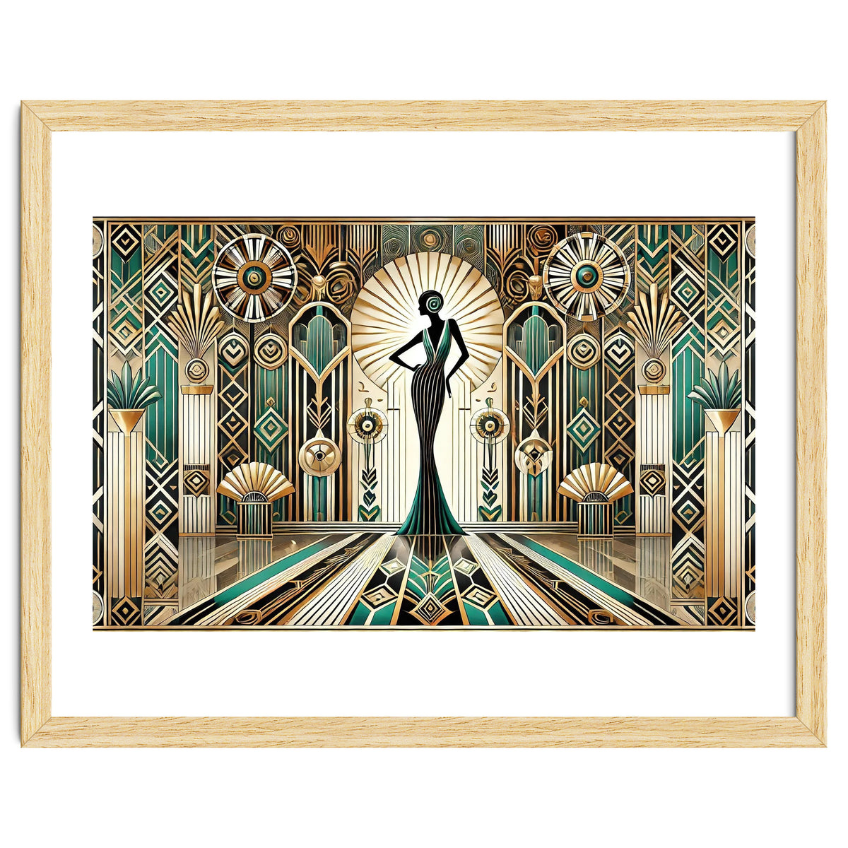 Art Deco Glamour Woman