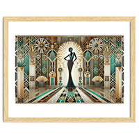 Art Deco Glamour Woman