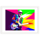 Joe Satriani Rock Guitar Instrumental Pop Art WPAP thumbnail