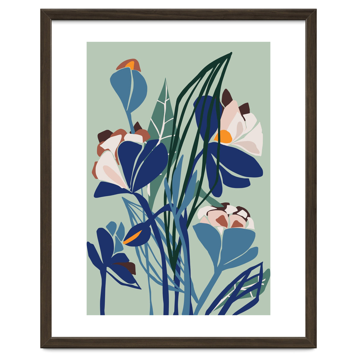 Florals At Night – Modern Illustration Light