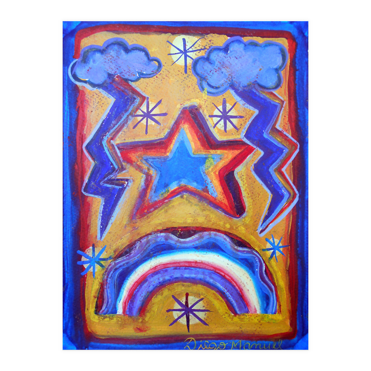 Rallos Y Estrellas 6 (Print Only)