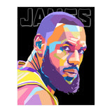 King Lebron James art (Print Only) thumbnail
