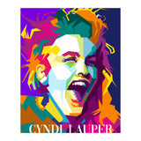 Cindy Lauper 80s Retro Singer Art WPAP (Print Only) thumbnail