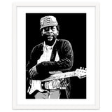 Willie King American Blues Musician in Grayscale thumbnail