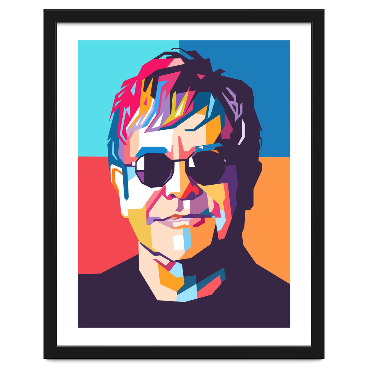 Elton John WPAP pop art