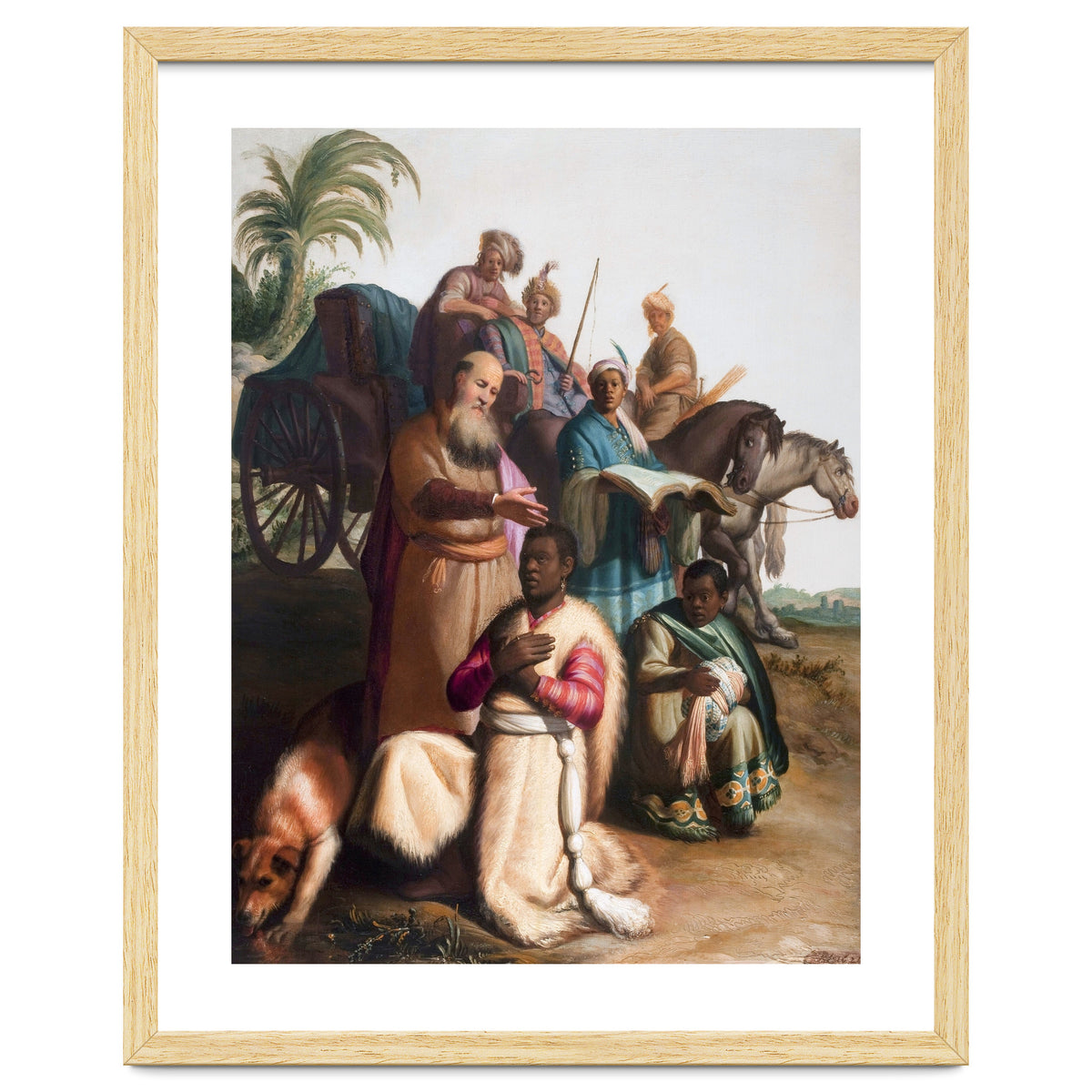 Rembrandt – The Baptism of the Eunuch (1626)
