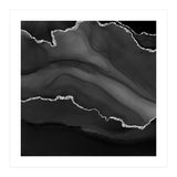 Black & Silver Agate Texture 01  (Print Only) thumbnail