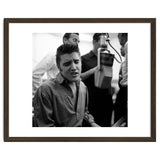 The American singer Elvis Presley during a recording session in 1956. thumbnail