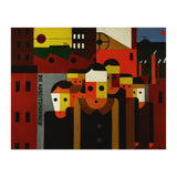 Die Arbeitsmaenner - The Workmen. Oil on canvas. (Print Only) thumbnail