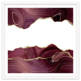 Burgundy & Gold Glitter Agate Texture 07 thumbnail