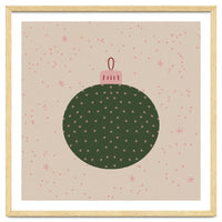 Christmas globe with snowflakes