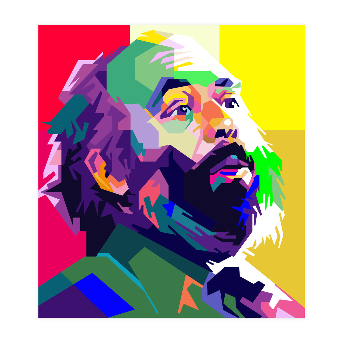 Luciano Pavarotti Opera Musical Pop Art WPAP  (Print Only)