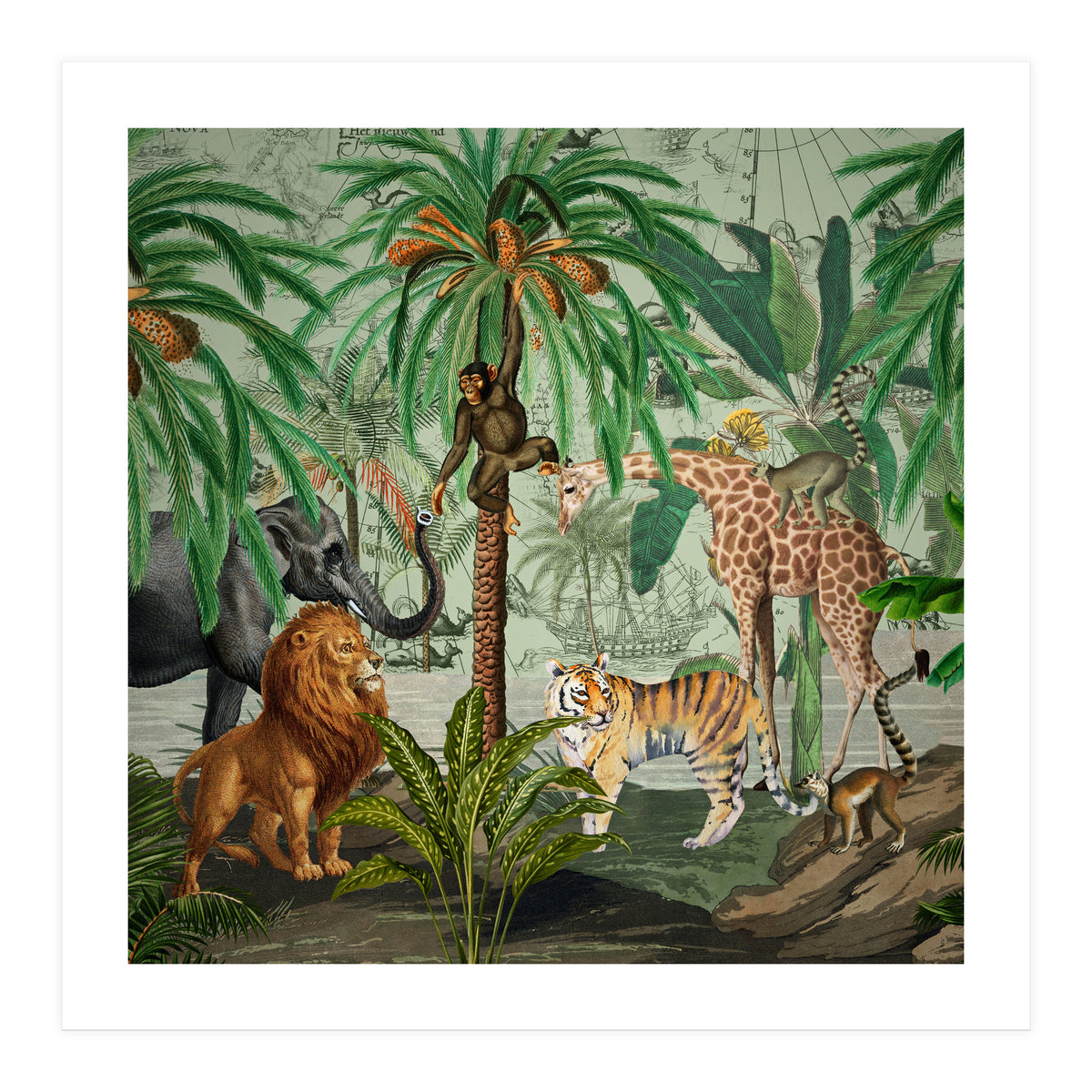 Vintage African Adventure (Print Only)