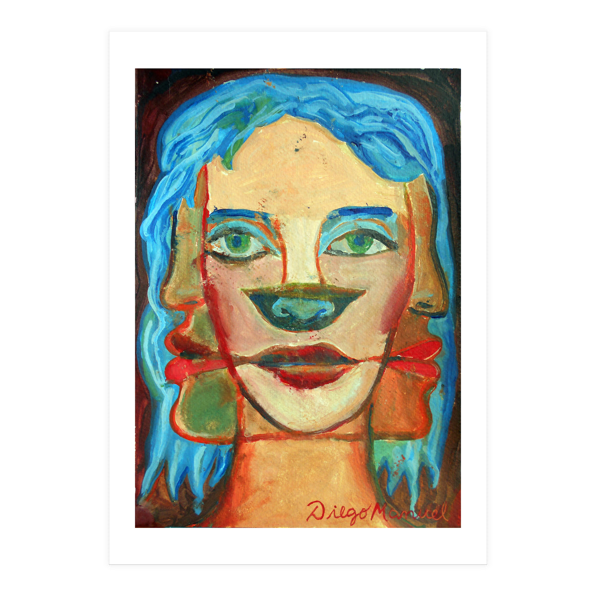 Cabeza De Mujer 19 (Print Only)