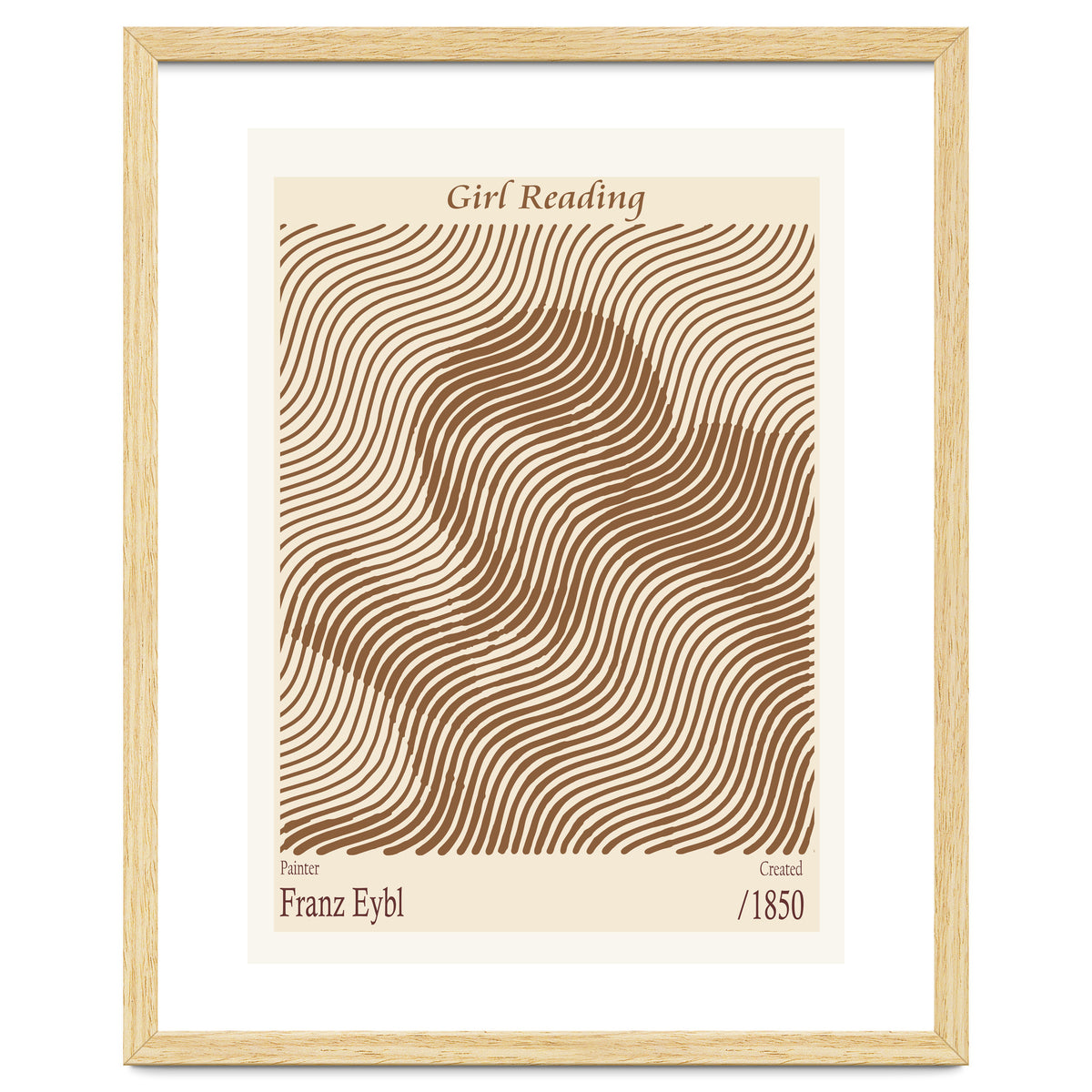 Girl Reading – Franz Eybl (1850)