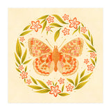 Retro Floral Butterfly (Print Only) thumbnail