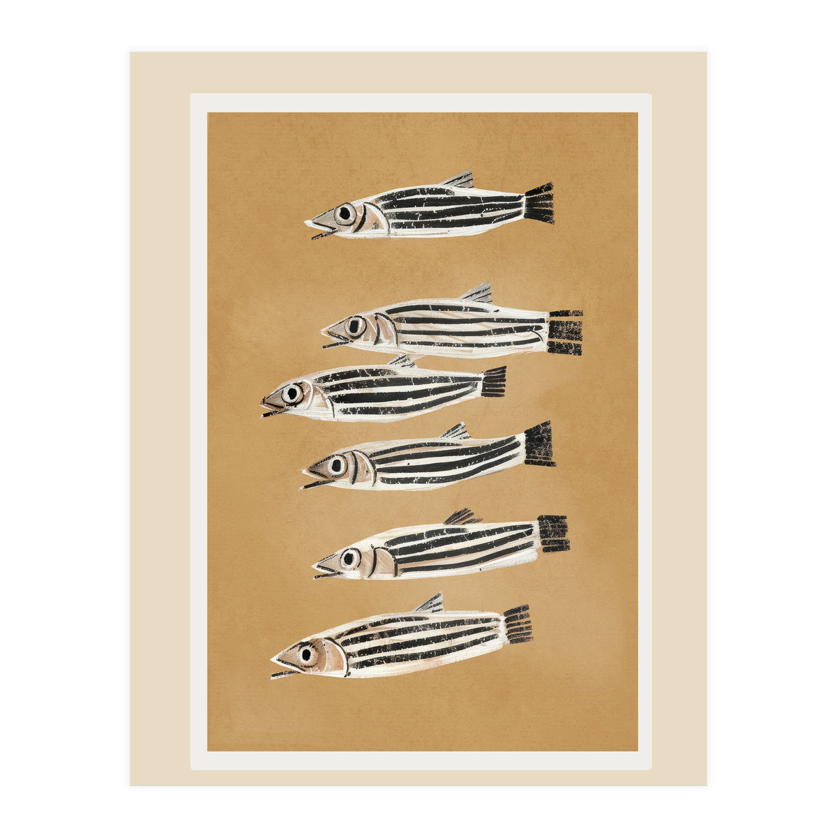 Minimal Fish Study (Print Only)