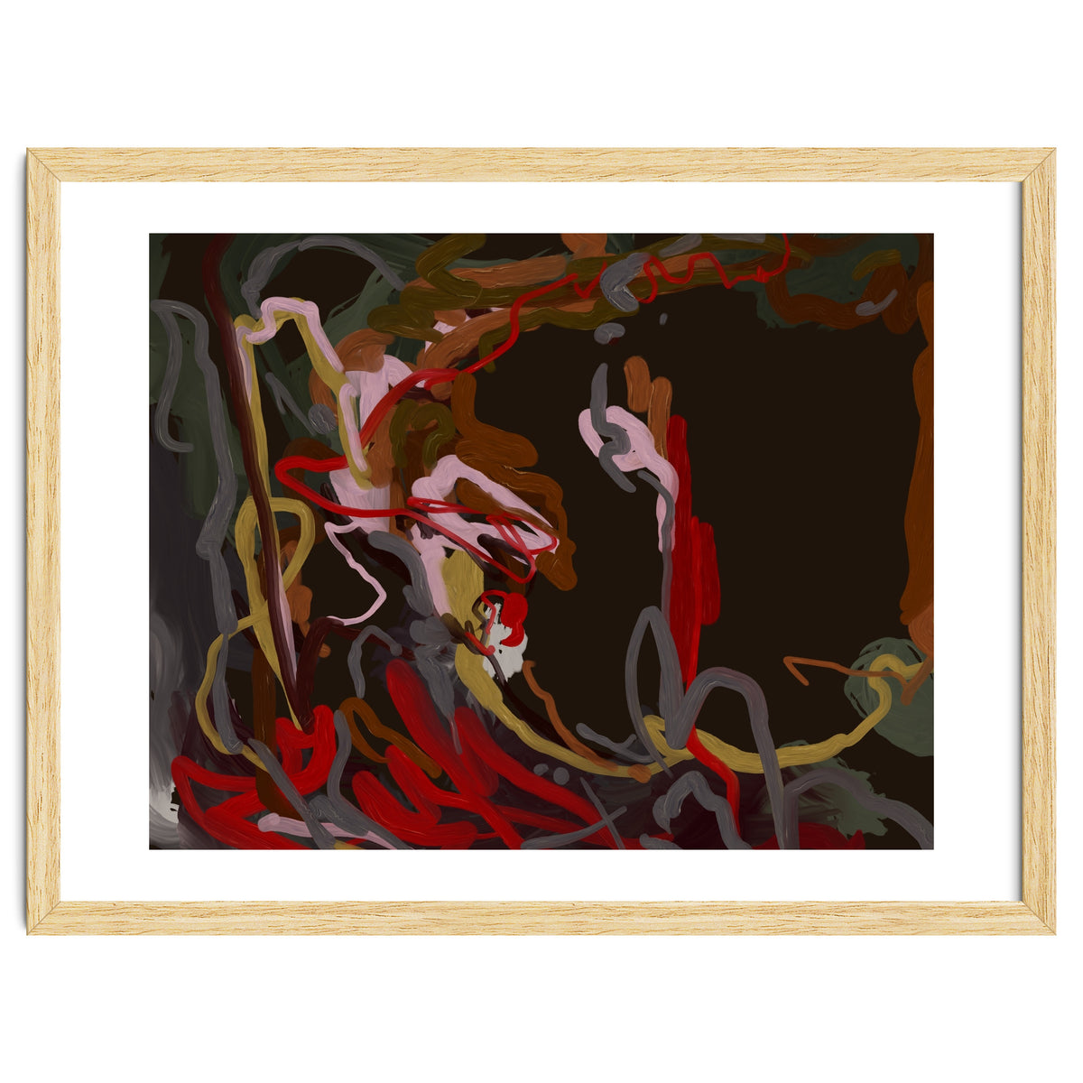 Abstract Fluidity oil painting