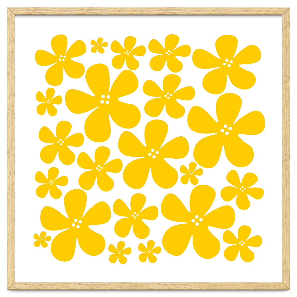 Yellow Flowers Pattern