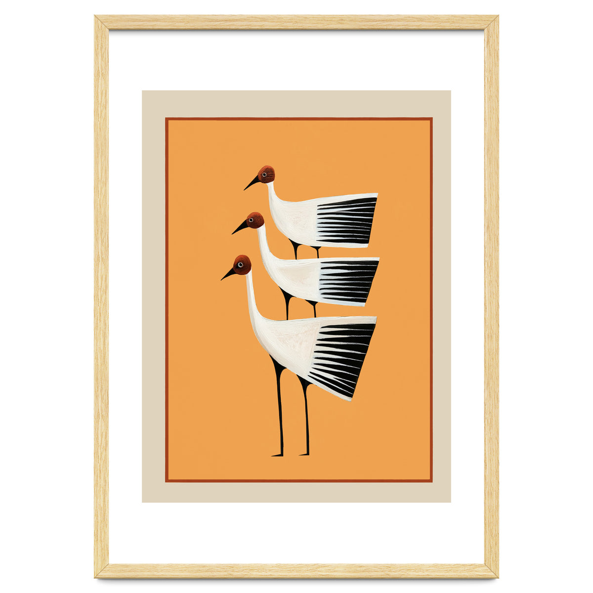 Striped Bird Trio II