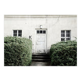 White door K between the green botanical gate (Print Only) thumbnail