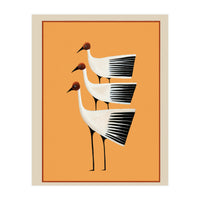 Striped Bird Trio II (Print Only)