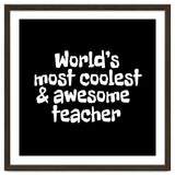 World's most coolest and awesome teacher thumbnail