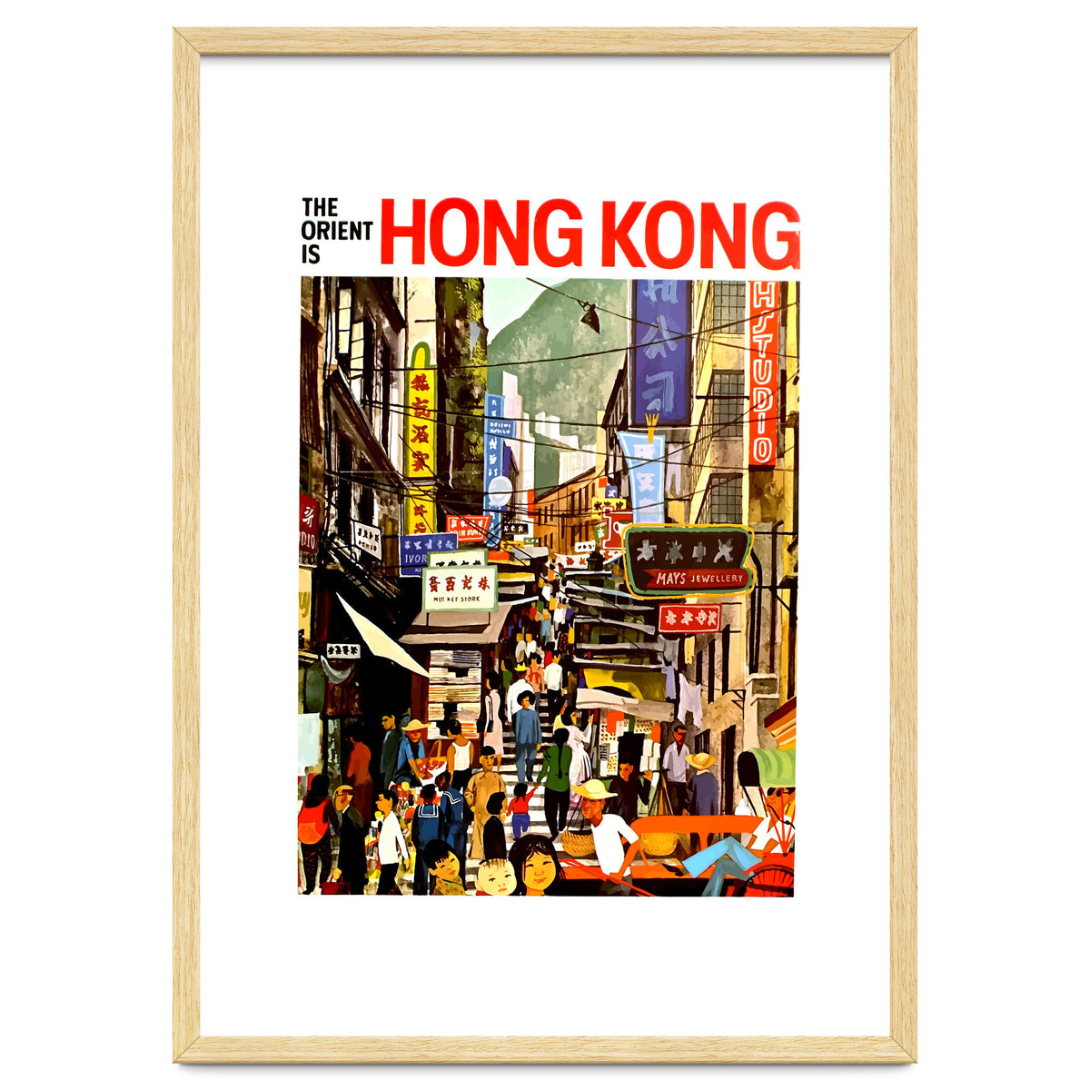 Hong Kong, in People Crowd