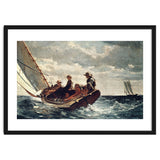 Winslow Homer: Breezing Up (A Fair Wind). Date/Period: 1873 - 1876. Painting. thumbnail