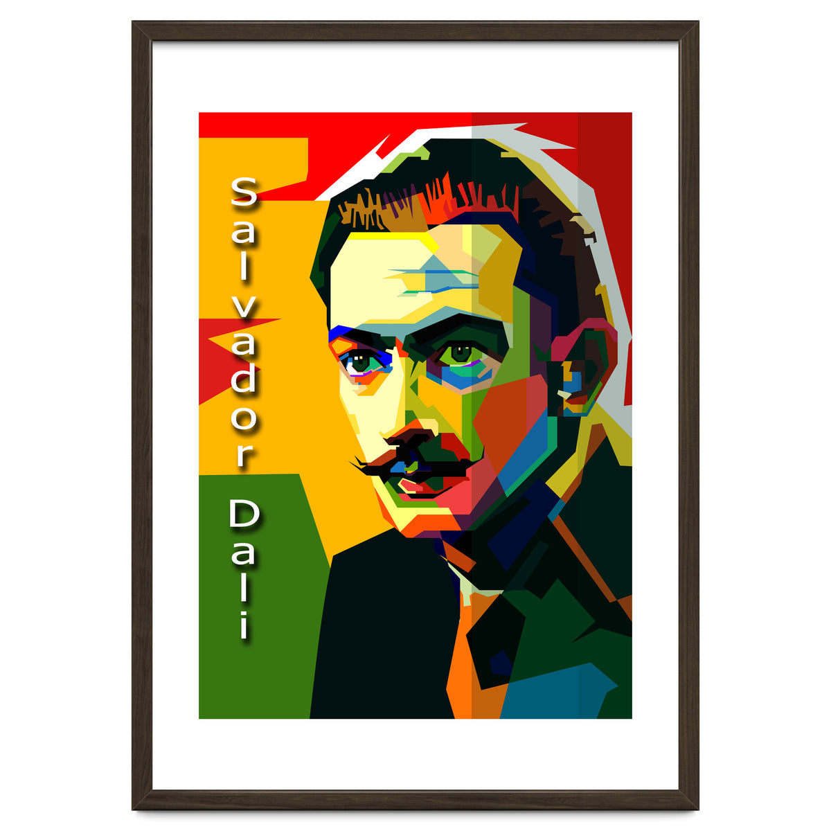 Salvador Dali Maestro Painting In Pop Art WPAP