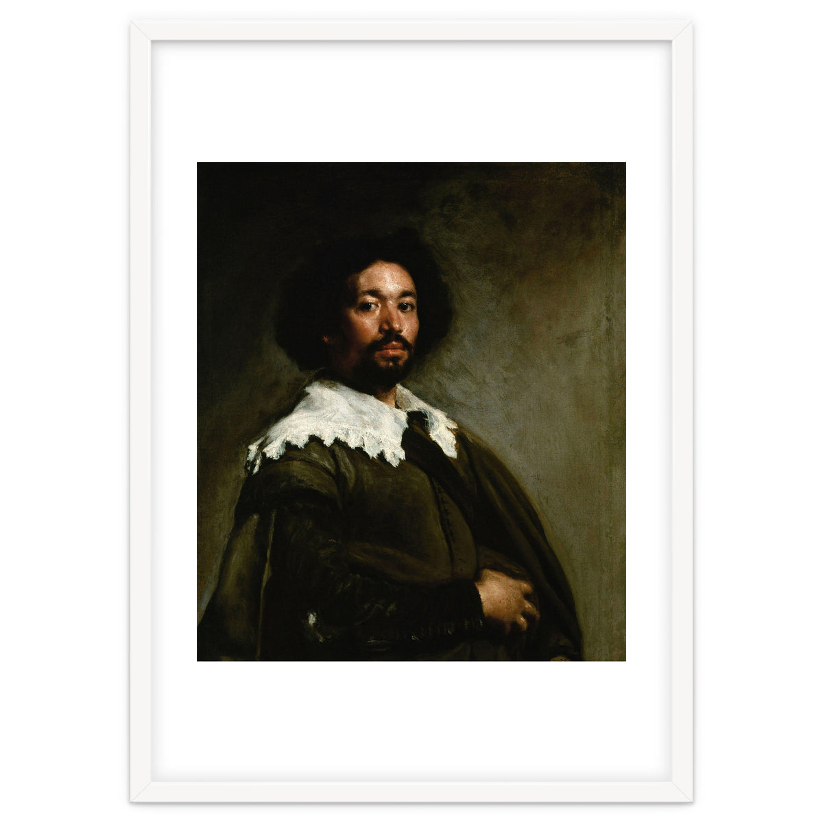 Diego Velázquez / 'Portrait of Juan de Pareja', 1650, Oil on canvas, 81.3 x 69.9 cm.