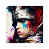 Powerful Medieval Warrior Woman #1 (Print Only) thumbnail