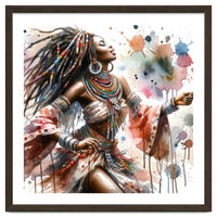 Skyward Beadwork Dancer Portrait