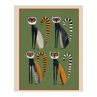 Striped Lemurs (Print Only)