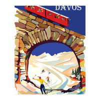 Davos Funicular on the Bridge (Print Only)
