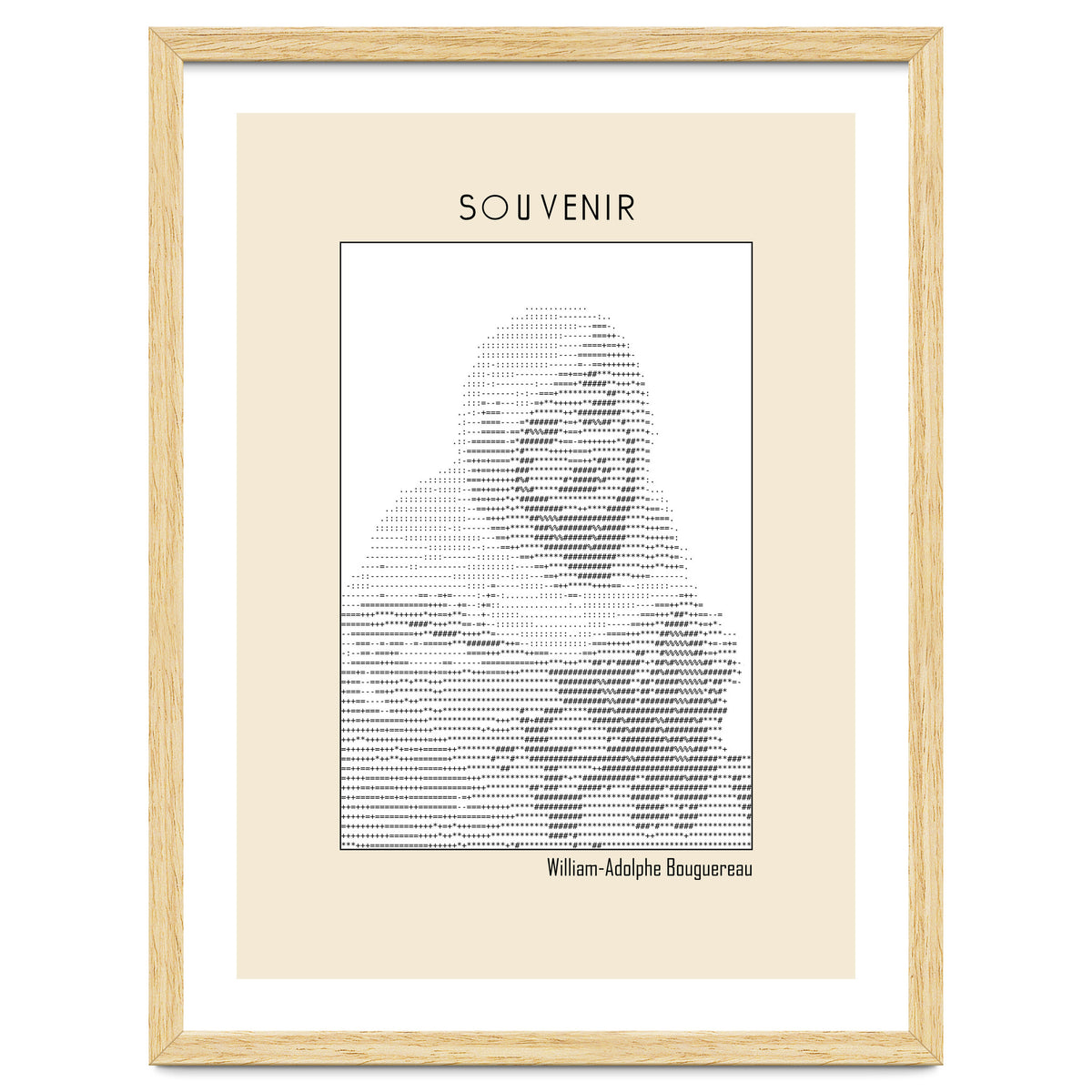 Souvenir – William Adolphe Bouguereau (1894) – Ascii Art