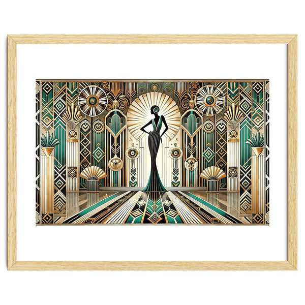 Art Deco Glamour Woman