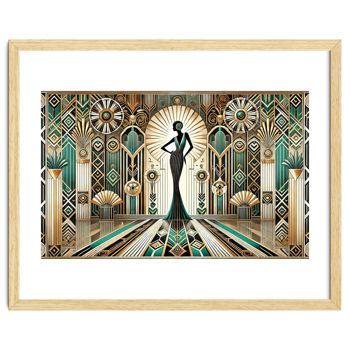 Art Deco Glamour Woman