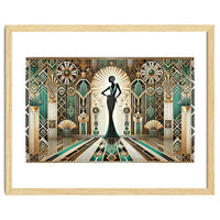 Art Deco Glamour Woman
