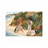 Penguin Friends By The Sea (Print Only) thumbnail