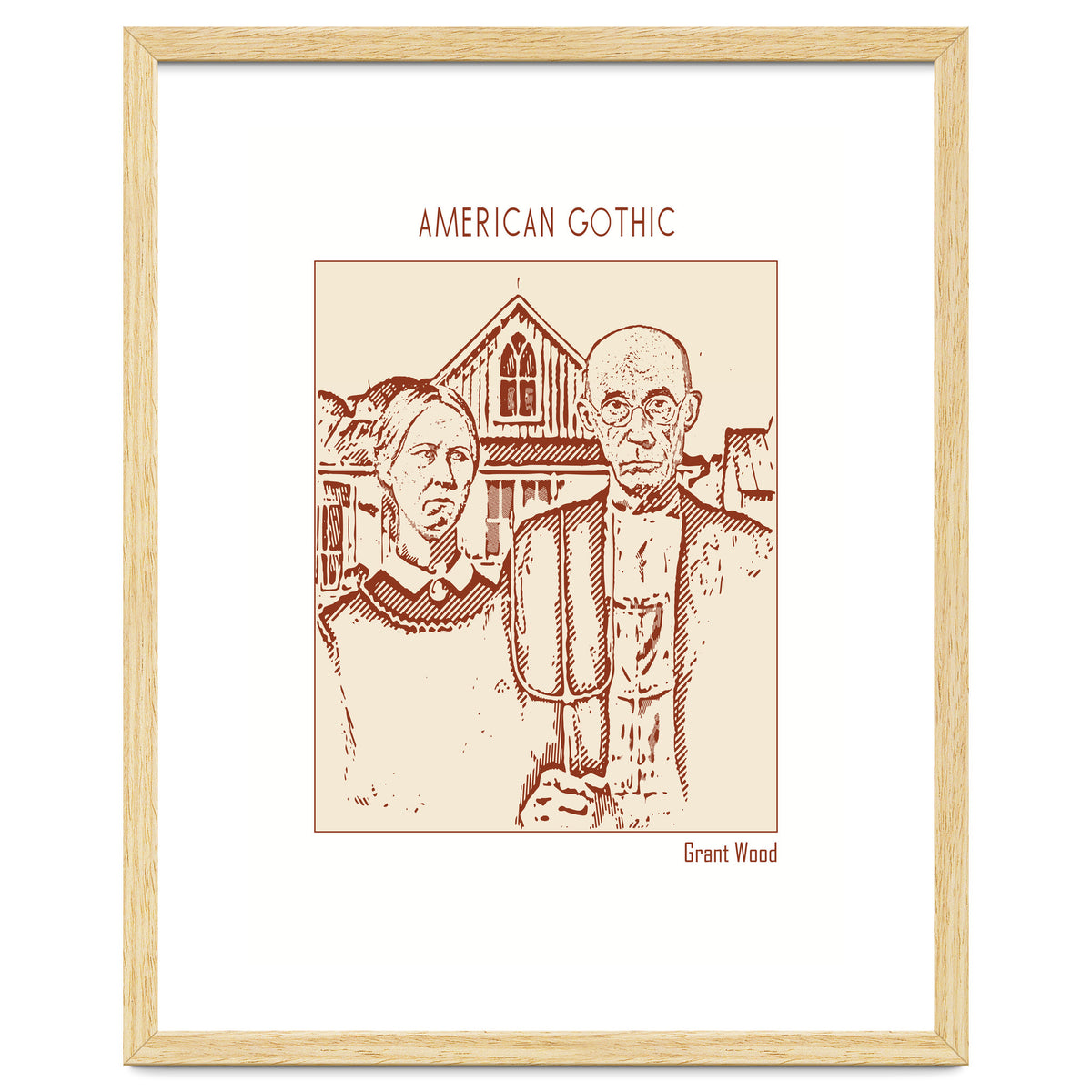 American Gothic – Grant Wood