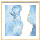 Blue & Gold Glitter Agate Texture 07 thumbnail