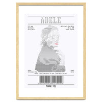 Receipt Art Adele